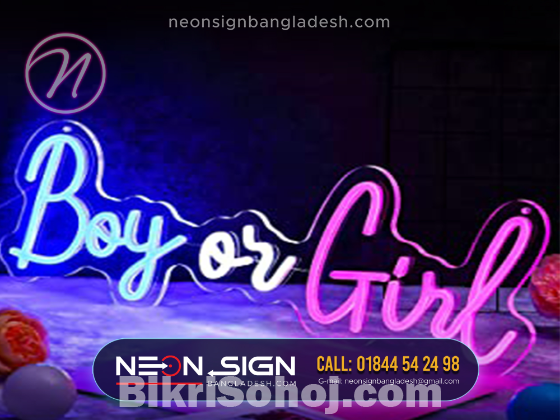 Neon light price in Bangladesh.